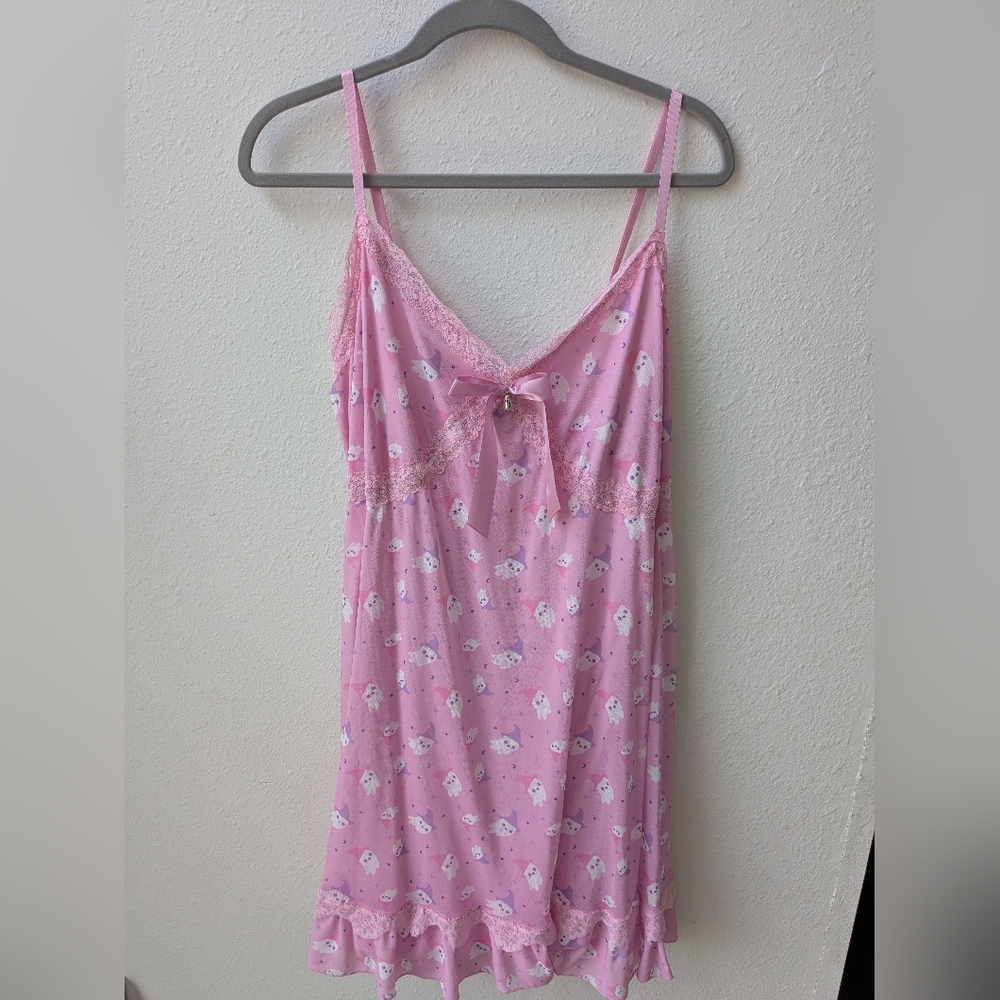 Sweet Society Pink Ghost Cami Dress Plus Size 2. U.S 18-20. *Pinhole On Back.